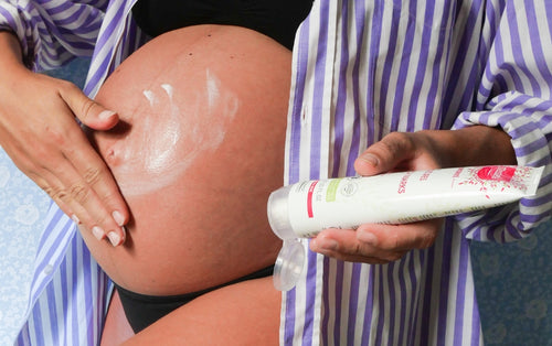 Mustela-stretch-marks-cream-in-use - Mustela Australia - 3