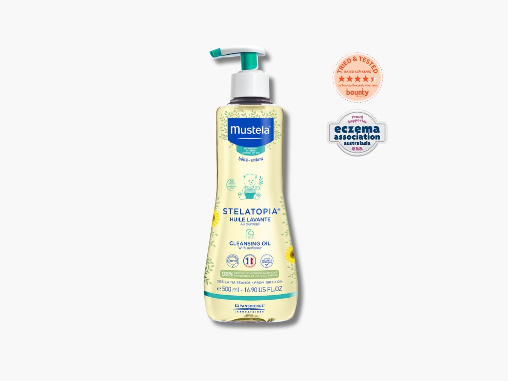 Buy Mustela Stelatopia Cleansing Oil Atopic Skin Fragrance-Free 500ml · Laos